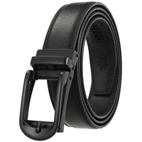HKM-544211 Luxury Genuine Leather Belt for Men - Fashionable Cowhide Design, Durable and Stylish Accessory