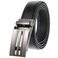HKM-544211 Luxury Genuine Leather Belt for Men - Fashionable Cowhide Design, Durable and Stylish Accessory