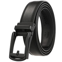 HKM-544211 Luxury Genuine Leather Belt for Men - Fashionable Cowhide Design, Durable and Stylish Accessory