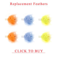 HKM-015955 Self-Healing Cat Toy Replacement Heads - 6 Pack for Teething and Biting Fun