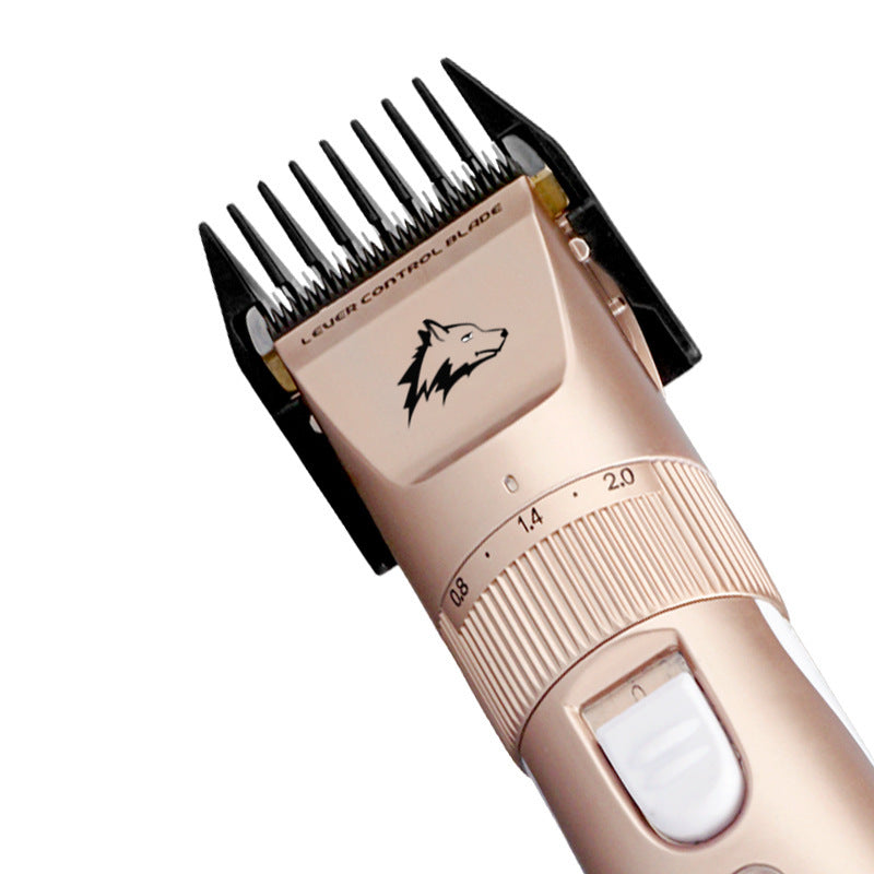 HKM-317331 Multifunctional Pet Hair Clipper Set with USB Charging and 5-Speed Adjustable Blade