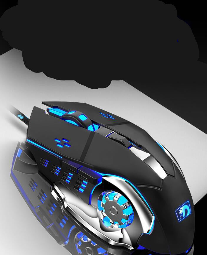 KTX-841875 Eat Chicken Game Set with One-Handed Controller and Gaming Mouse for IOS and Android Platforms