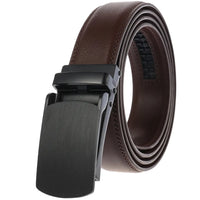 HKM-592787 Men's 3.0CM Wide Fashion Ratchet Buckle Belt - Adjustable, Durable Design