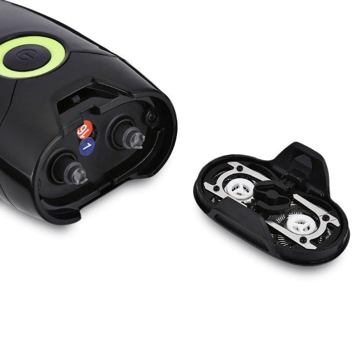 HKM-021267 Rechargeable Electric Shaver with Double Rotary Cutter Head for Men's Face Care