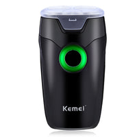 HKM-021267 Rechargeable Electric Shaver with Double Rotary Cutter Head for Men's Face Care