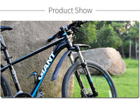 HKM-201491 Mountain Bike Mudguard for 24'-29' Bikes - Eco-Friendly Plastic & Soft Rubber, Quick Disassembly Design