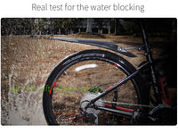 HKM-201491 Mountain Bike Mudguard for 24'-29' Bikes - Eco-Friendly Plastic & Soft Rubber, Quick Disassembly Design