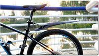 HKM-201491 Mountain Bike Mudguard for 24'-29' Bikes - Eco-Friendly Plastic & Soft Rubber, Quick Disassembly Design