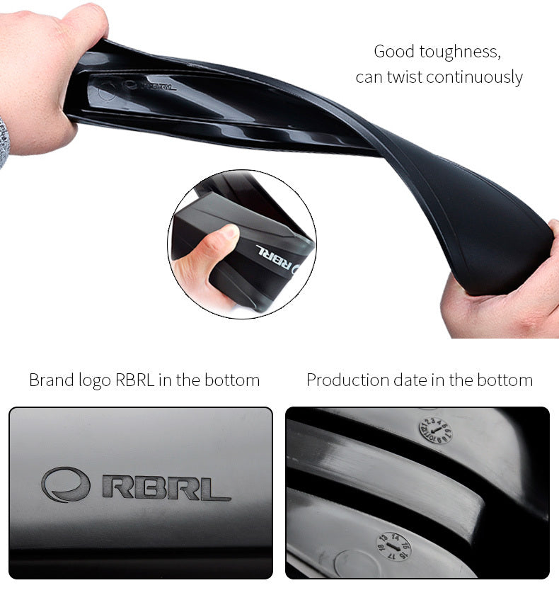 HKM-201491 Mountain Bike Mudguard for 24'-29' Bikes - Eco-Friendly Plastic & Soft Rubber, Quick Disassembly Design