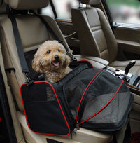 HKM-594899 Pet Trolley Bag with Mesh Design for Car Travel