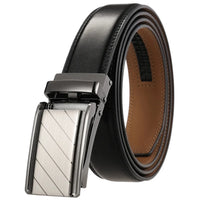 HKM-903507 Men's and Women's Zinc Alloy Buckle Adjustable Ratchet Belt – Model LY33-1853-2