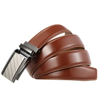 HKM-903507 Men's and Women's Zinc Alloy Buckle Adjustable Ratchet Belt – Model LY33-1853-2