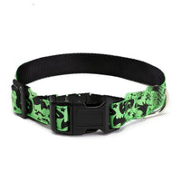 HKM-523475 Halloween-Themed Nylon Pet Collars - Various Designs and Sizes Available