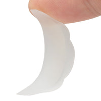 HKM-896275 Silicone Gaskets for Eyelash Planting - 5 Pairs White & Pink Sunflower Edge