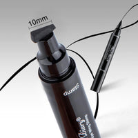 HKM-258707 Dual-Ended Liquid Eyeliner - Quick-Drying, Waterproof, Smudge-Proof in Black