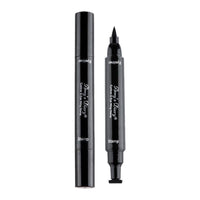 HKM-258707 Dual-Ended Liquid Eyeliner - Quick-Drying, Waterproof, Smudge-Proof in Black