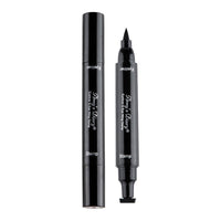 HKM-258707 Dual-Ended Liquid Eyeliner - Quick-Drying, Waterproof, Smudge-Proof in Black