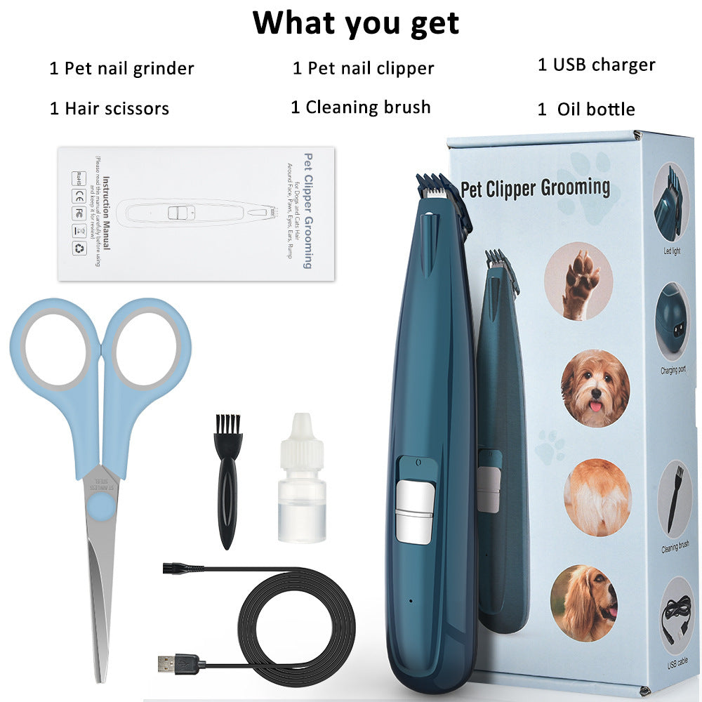 JMT-413194 Rechargeable Electric Hair Clippers for Dogs and Cats with Oil Bottle Option