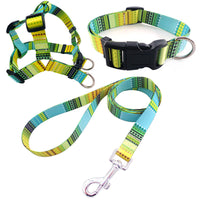 HKM-173011 Pet Collar Rope Chest Strap Traction Set in Various Colors and Sizes S/M/L
