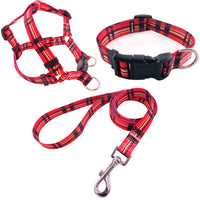 HKM-173011 Pet Collar Rope Chest Strap Traction Set in Various Colors and Sizes S/M/L