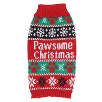 HKM-715155 Winter Pet Sweater for Small Dogs and Cats - Acrylic Fabric Coat with Cartoon Design for Chihuahuas and More