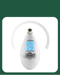 HKM-577683 White Pore Cleansing Facial Massager with Three Settings for Deep Skin Care