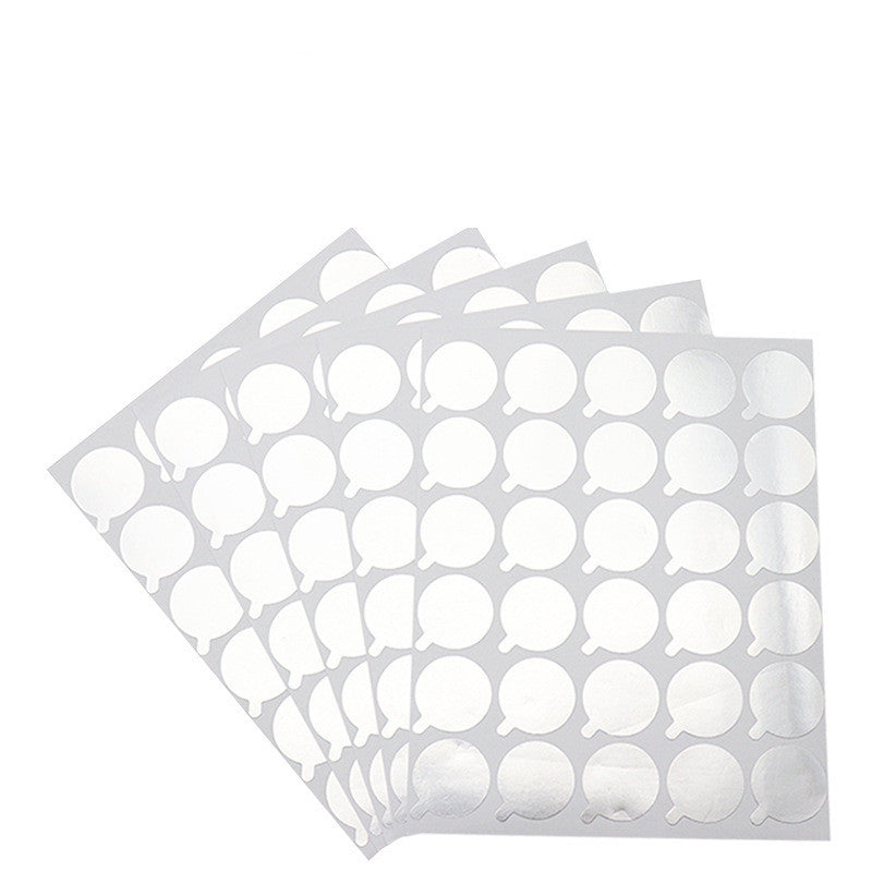 HKM-862355 Aluminum Eyelash Glue Stickers - 30 Stickers per Sheet, 10 Sheets, Diameter 2.0cm