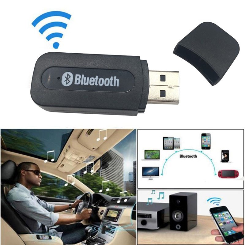 KTX-824915 Bluetooth Audio Receiver Dongle for Wireless Music Streaming - USB Adapter for Car & Speakers