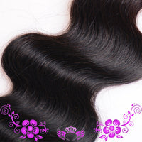 HKM-059155 Peruvian Virgin Body Wave Hair Extensions, Natural Color, 100g, 8-30 Inch, 7A Grade, Real Human Hair