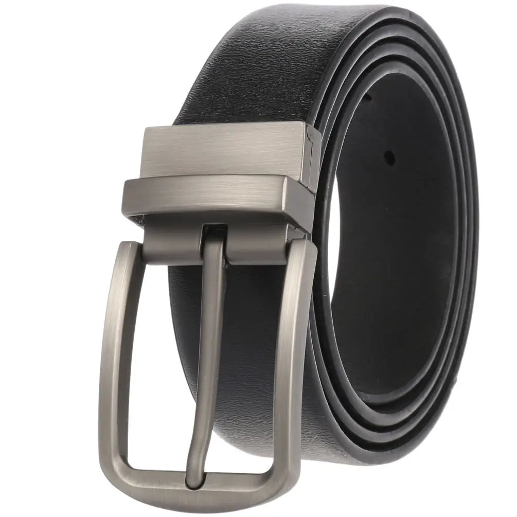 HKM-278611 Genuine Leather Men's Belt - Customisable Style for Everyday Wear