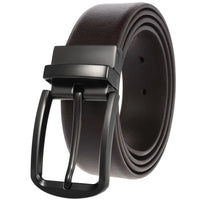 HKM-278611 Genuine Leather Men's Belt - Customisable Style for Everyday Wear