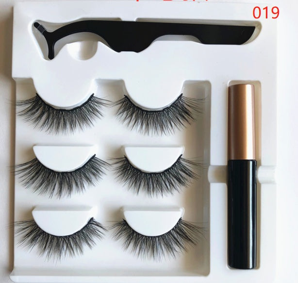 HKM-057811 Handmade Magnetic False Eyelashes Made from High-Grade Fiber