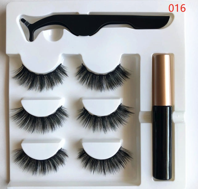 HKM-057811 Handmade Magnetic False Eyelashes Made from High-Grade Fiber