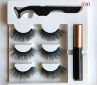 HKM-057811 Handmade Magnetic False Eyelashes Made from High-Grade Fiber