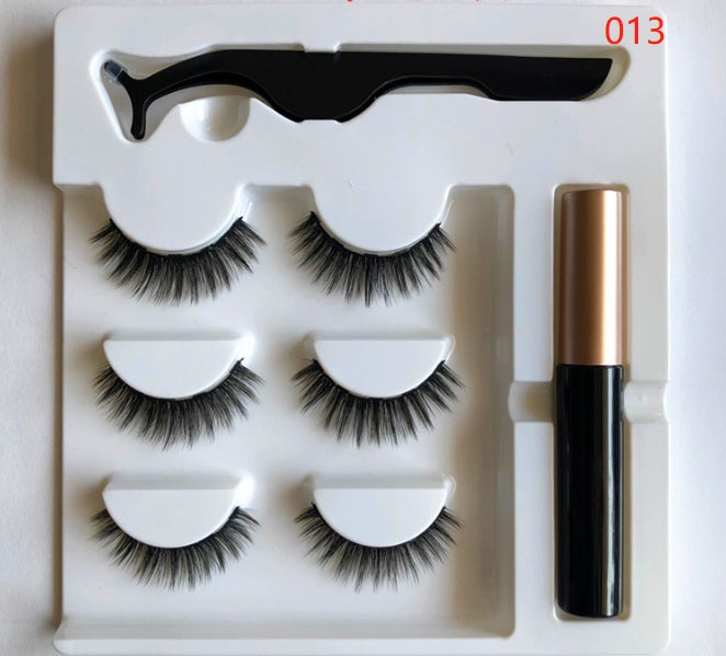 HKM-057811 Handmade Magnetic False Eyelashes Made from High-Grade Fiber