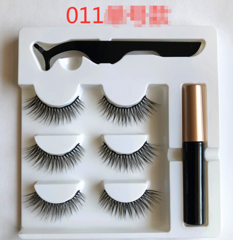 HKM-057811 Handmade Magnetic False Eyelashes Made from High-Grade Fiber