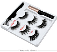 HKM-057811 Handmade Magnetic False Eyelashes Made from High-Grade Fiber