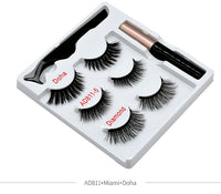 HKM-057811 Handmade Magnetic False Eyelashes Made from High-Grade Fiber