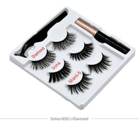 HKM-057811 Handmade Magnetic False Eyelashes Made from High-Grade Fiber