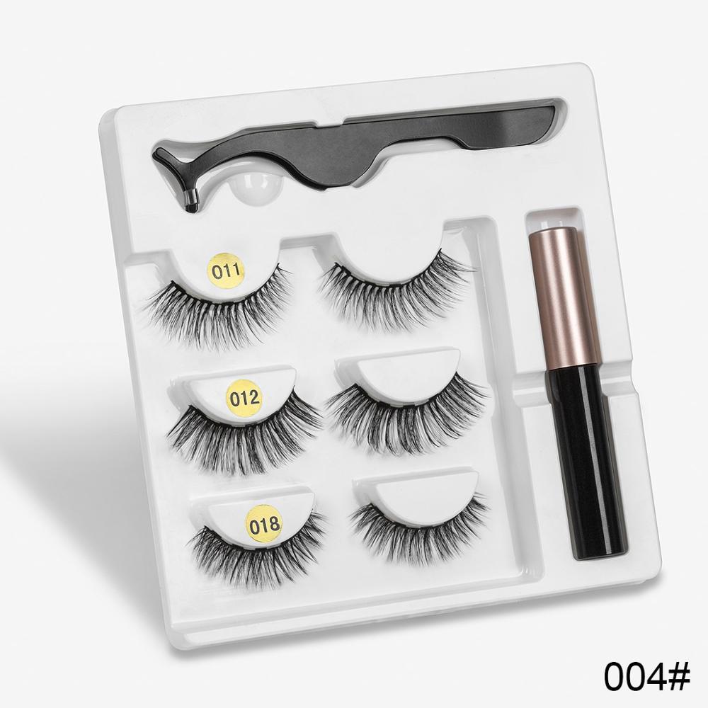HKM-057811 Handmade Magnetic False Eyelashes Made from High-Grade Fiber