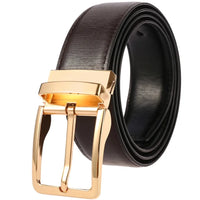 HKM-884243 Classic Vintage Leather Pin Buckle Man Belt - Model ZK707-2