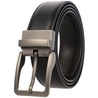 HKM-884243 Classic Vintage Leather Pin Buckle Man Belt - Model ZK707-2