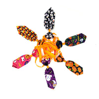 HKM-844243 Pet Halloween Skull Tie for Cats and Small to Medium Dogs - Adjustable Neck Size 20-40cm, Length 13cm