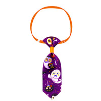 HKM-844243 Pet Halloween Skull Tie for Cats and Small to Medium Dogs - Adjustable Neck Size 20-40cm, Length 13cm