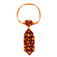 HKM-844243 Pet Halloween Skull Tie for Cats and Small to Medium Dogs - Adjustable Neck Size 20-40cm, Length 13cm