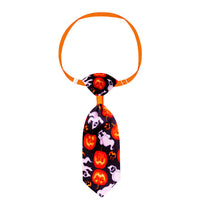 HKM-844243 Pet Halloween Skull Tie for Cats and Small to Medium Dogs - Adjustable Neck Size 20-40cm, Length 13cm