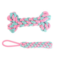 HKM-682515 Durable Cotton Rope Chew Knot Toy for Dogs - Bite-Resistant Molar Toy