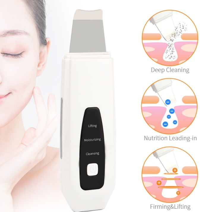 HKM-001363 Ultrasonic Ion Skin Cleanser C-106 for Effective Deep Cleansing and Revitalization