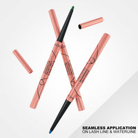 HKM-025875 Waterproof Matte Eyeliner Set - 8 Vibrant Colors for Long-lasting Looks
