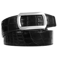 HKM-653715 Business Leather Belt with Stainless Steel Buckle - Model LY36-61452-8